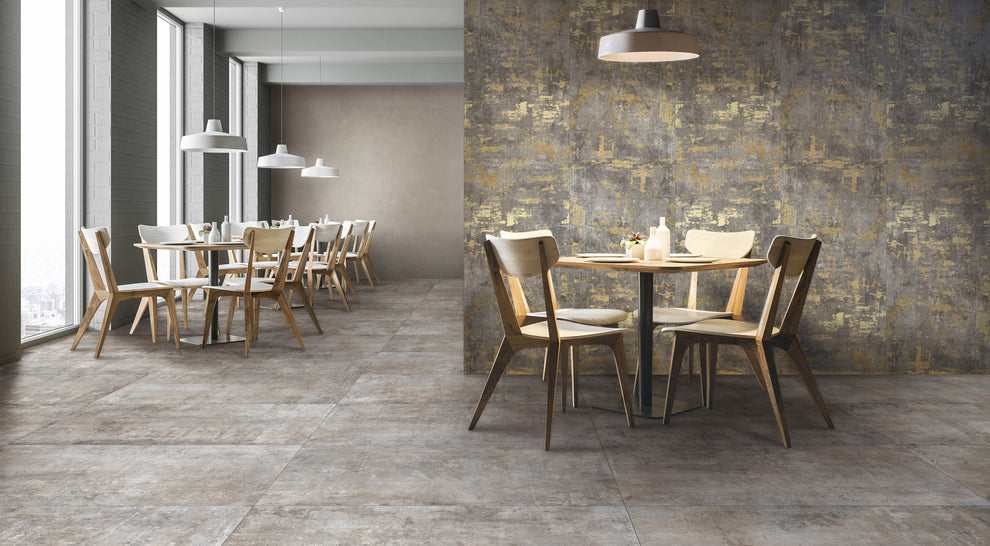 Industrial Cement Effect Floor & Wall Tile | Maxim Tiles